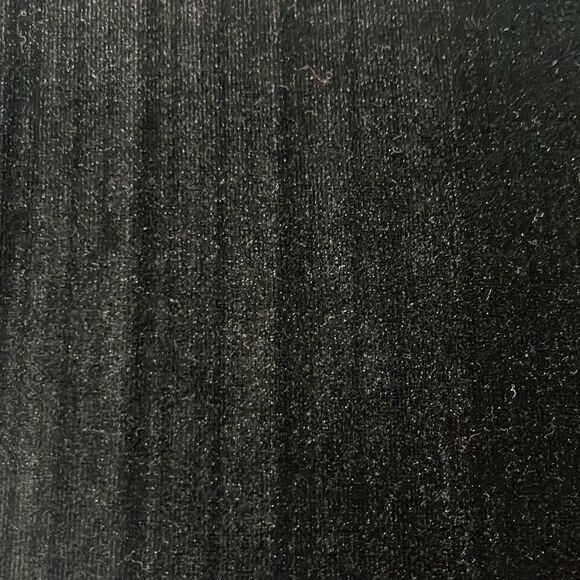 St John Large Black Silver Metallic Velvet Pull On Pants Pockets Stretch Dressy - Picture 3 of 11